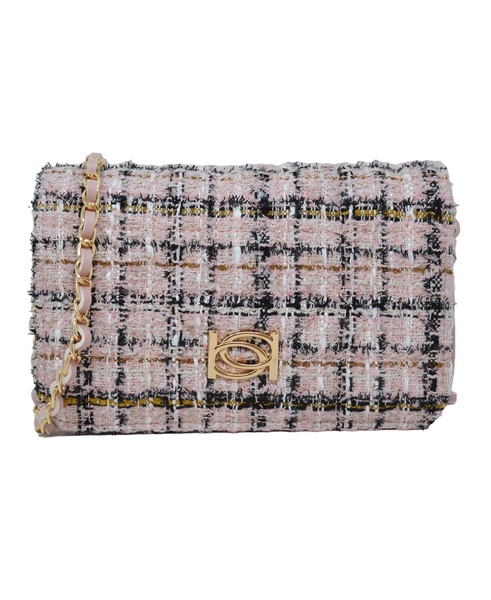 Kamala Tweed Crossbody Bag