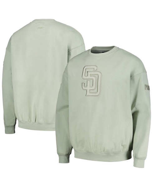 Men's Green San Diego Padres Neutral Drop Shoulder Pullover Sweatshirt