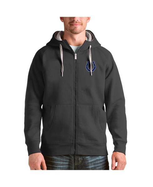 Men's Charcoal Indianapolis Colts Victory Full-Zip Hoodie