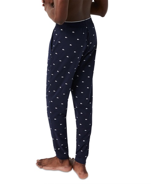 Men's Stretch Croc Logo-Print Pajama Joggers