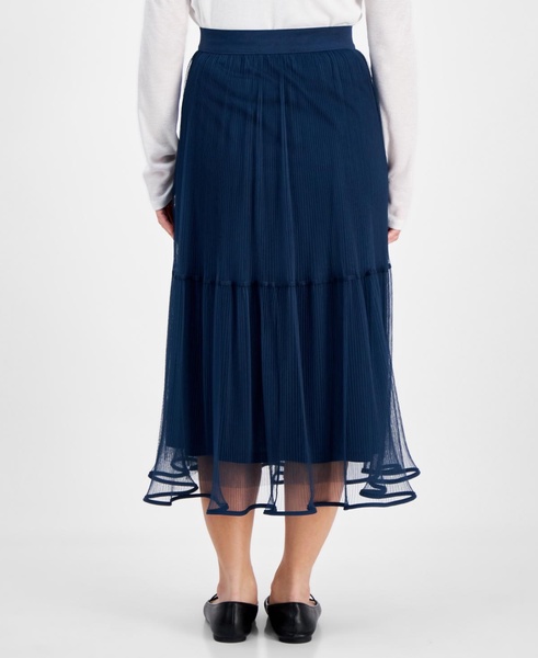 Petite Tulle Midi Skirt, Exclusively at Macy's