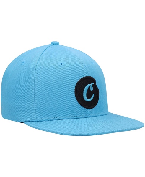 Men's Blue C-Bite Solid Snapback Hat