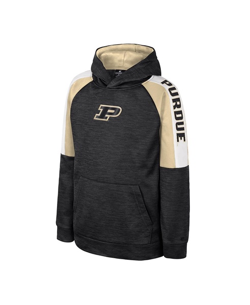 Big Boys and Girls Black Purdue Boilermakers Pullover Hoodie