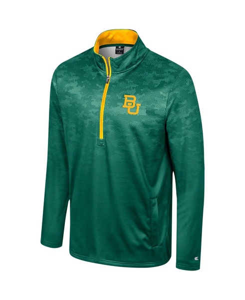 Men's Green Baylor Bears The Machine Half-Zip Jacket