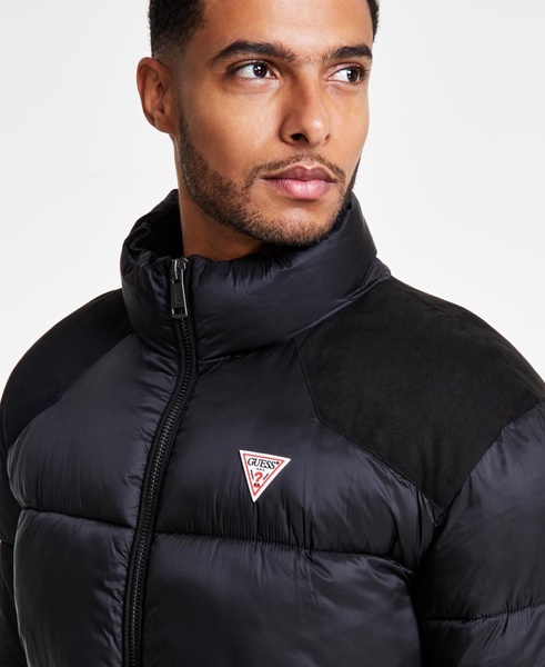 Men's Larry Fabric Block Puffer Jacket