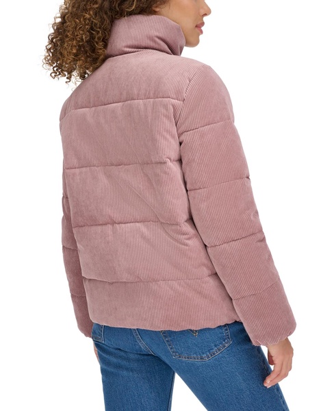 Women's Corduroy Bubble Puffer Jacket