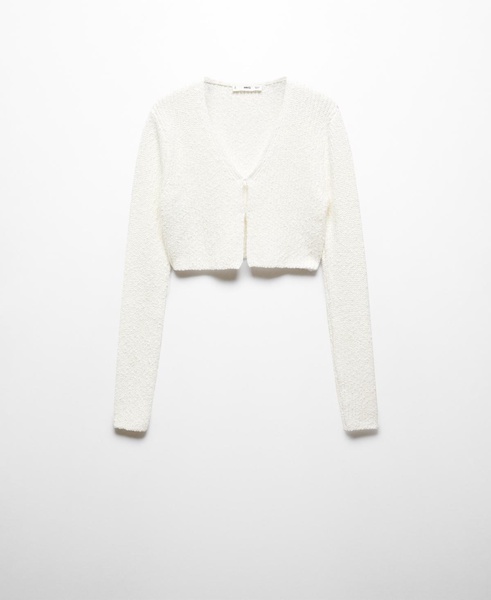 Women's Knitted Cropped Cardigan 