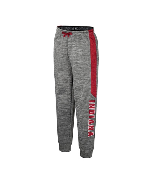 Big Boys and Girls Heather Gray Indiana Hoosiers Fleece Pants