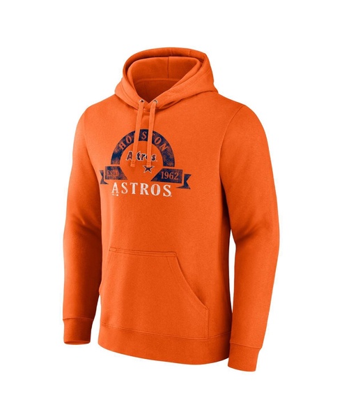 Men's Orange Houston Astros Utility Pullover Hoodie