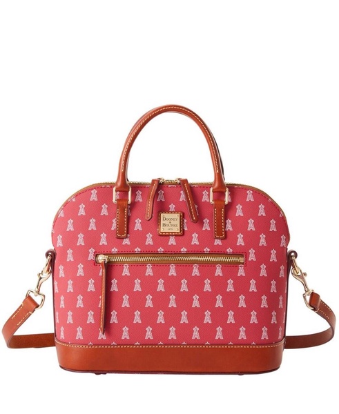 Women's Los Angeles Angels Signature Domed Zip Satchel Purse