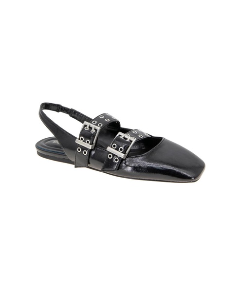 Women's Hendo Double Buckle Slingback Flats 