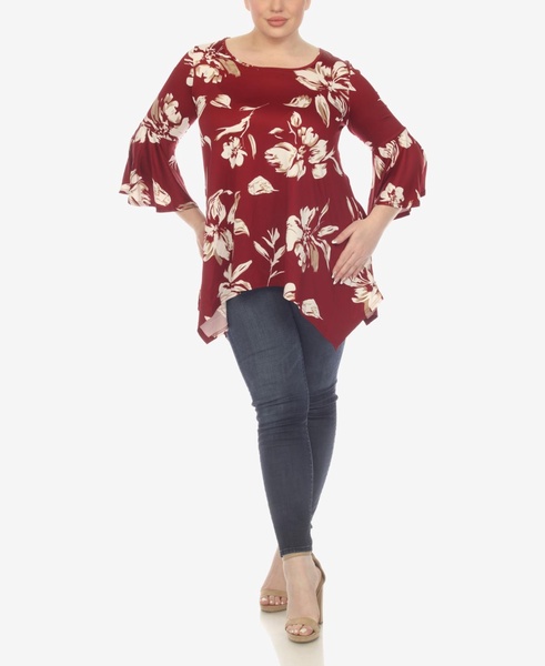 Plus Size Blanche Tunic Top