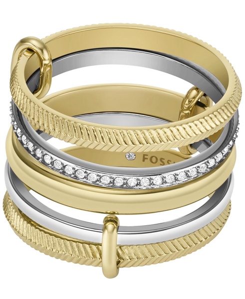 All Stacked Up Two-Tone Stainless Steel Prestack Ring