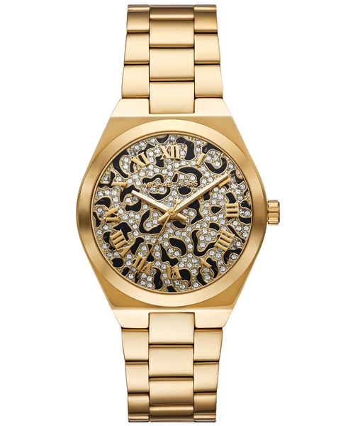 Women's Lennox Three-Hand Gold-Tone Stainless Steel Watch 37mm