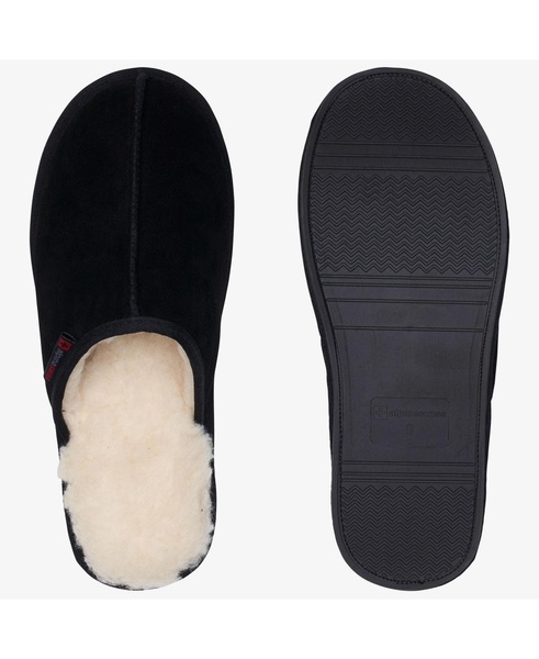 Men's Microsuede Memory Foam Scuff Slippers Comfort Slip On Shoes