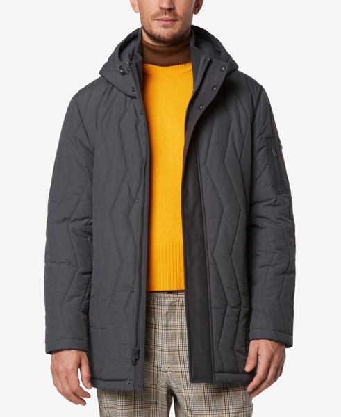 Men's Foley Zig-Zag Quilt Hooded Parka