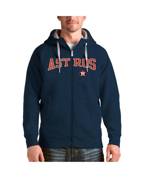 Men's Navy Houston Astros Team Logo Victory Full-Zip Hoodie