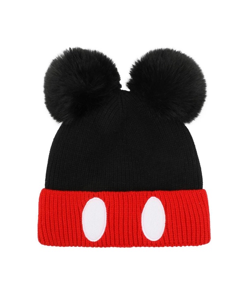 Mickey Mouse-Inspired Knit Cap