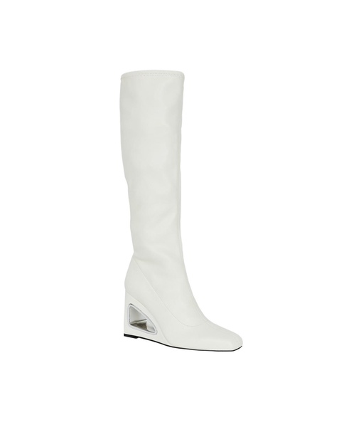 Women's Hollow Wedge Knee High Boots