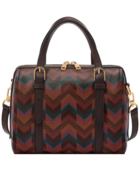 Carlie Coated Fabric Satchel Bag