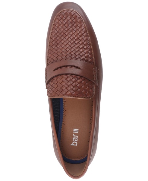 Men's Beau Basketweave Apron Toe Penny Loafers, Created for Macy's 