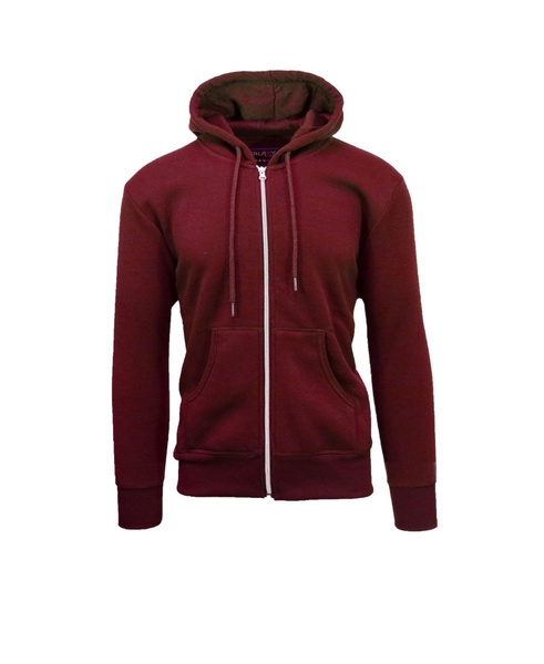 Men's Full Zip Fleece Hooded Sweatshirt