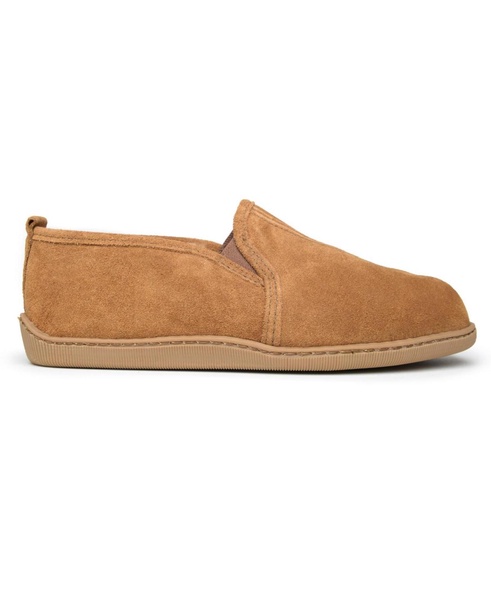 Men's Suede Twin Gore Sheepskin Slippers