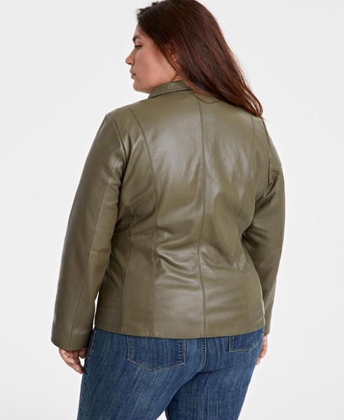 Womens Plus Size Leather Jacket