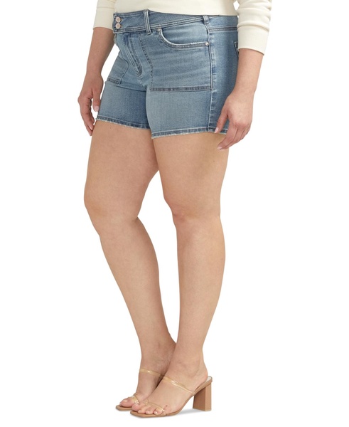 Plus Size Suki High-Rise Curvy-Fit Shorts