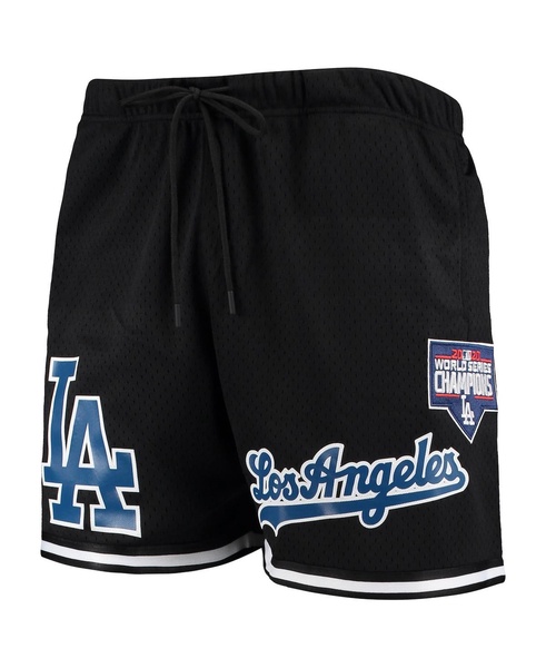 Men's Black Los Angeles Dodgers 2020 World Series Mesh Shorts