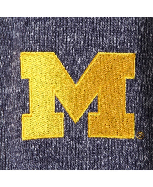 Men's Navy Michigan Wolverines Fortune Half-Zip Sweatshirt