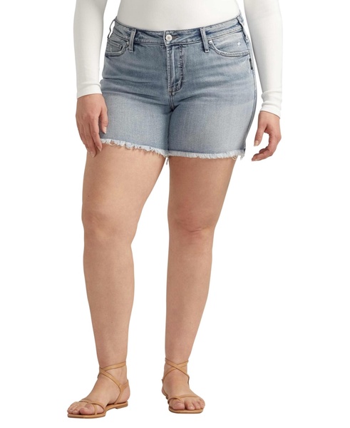 Plus Size Suki Mid Rise Curvy Fit Shorts