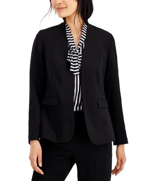 Women's Collarless Open-Front Blazer, Created for Macy's