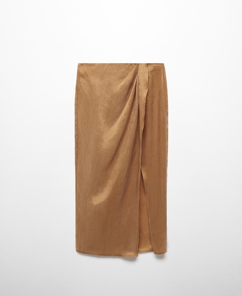 Women's Slit Detail Lyocell Skirt