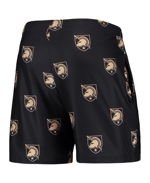 Men's Black Army Black Knights Flagship Allover Print Jam Shorts