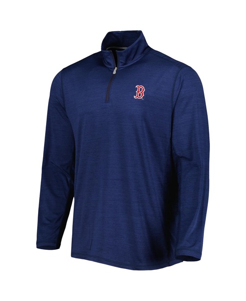 Men's Navy Boston Red Sox Delray IslandZone Half-Zip Top