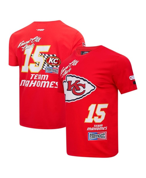 Men's Patrick Mahomes Red Kansas City Chiefs Fast Lane Name Number Player T-Shirt