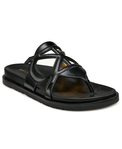 Women's Hatsy Logo Leather Thong Slide Sandals   