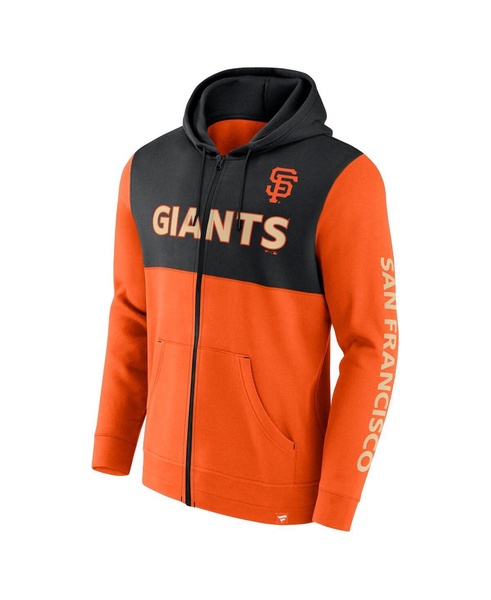 Men's Orange/Black San Francisco Giants Ace Hoodie Full-Zip Sweatshirt