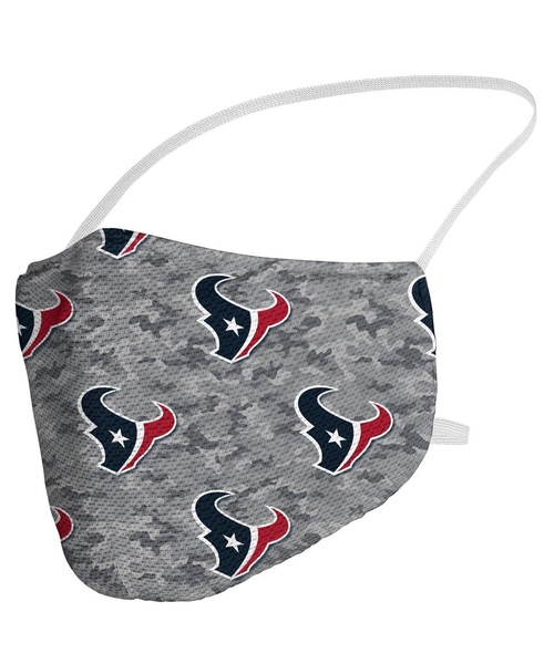 Men's and Women's Houston Texans Camo Face Covering 2-Pack