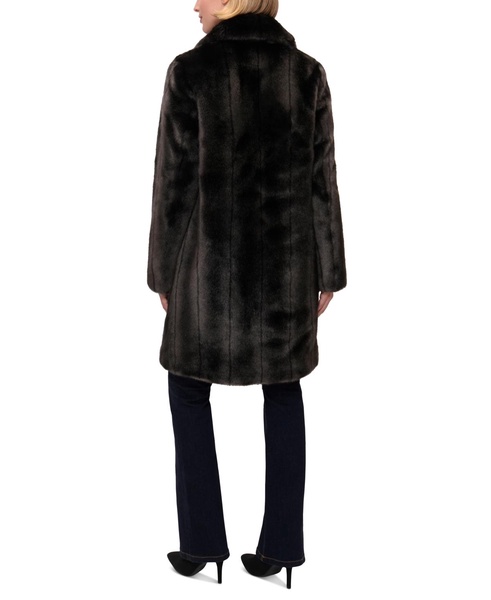 Women's Faux-Fur Single-Breasted Blazer Coat