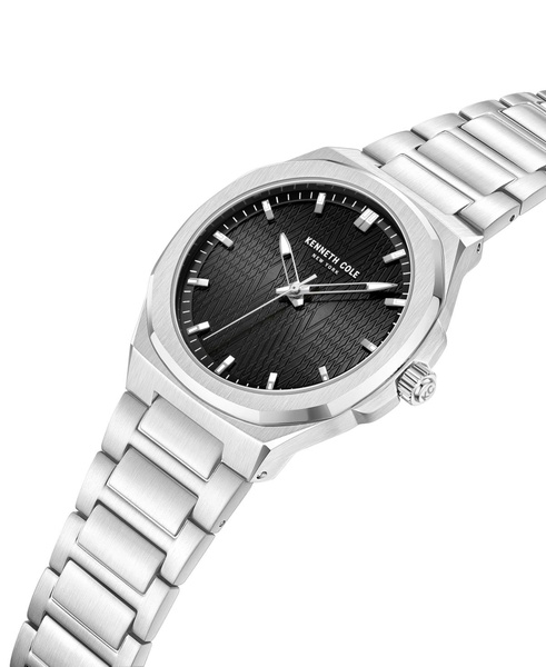 Men's Modern Classic Silver Stainless Steel Watch 41MM