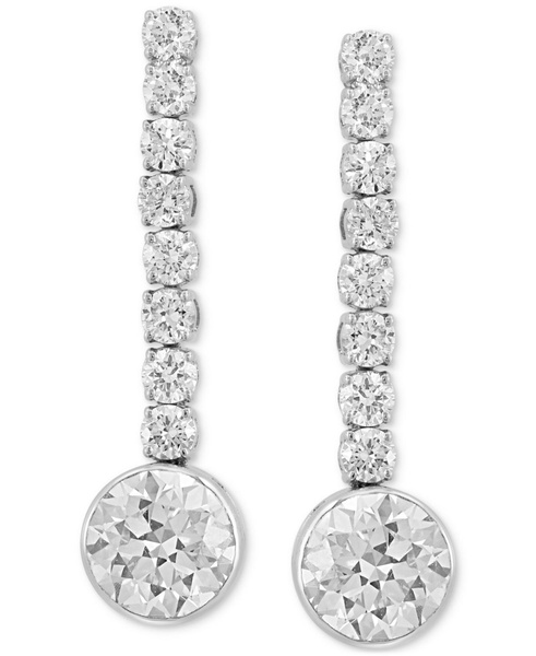 EFFY® Lab Grown Diamond Dangle Drop Earrings (2-5/8 ct. t.w.) in 14k White Gold