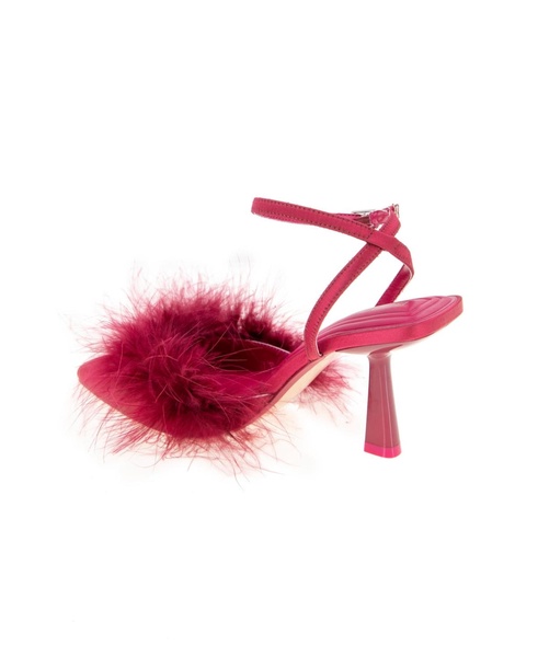 Women's Iliana Ankle Strap Feather Detail Pumps