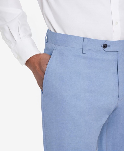 Men's Modern-Fit Solid Cotton Pants 