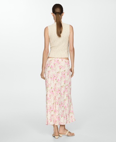 Women's Floral Midi Skirt