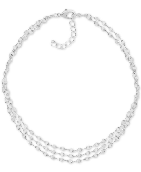 Three-Row Mirror Chain Anklet