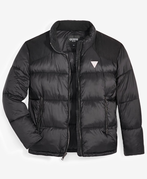 Men's Larry Fabric Block Puffer Jacket