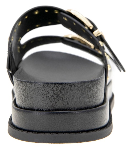 Women's Barah Chunky Footbed Double Buckle Slip-On Sandals