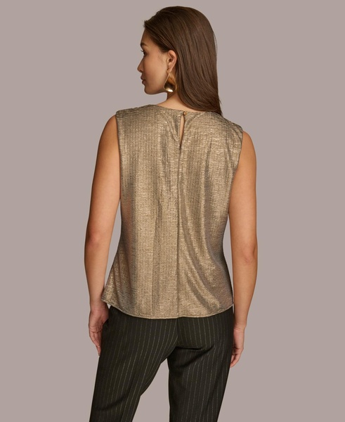 Women's Metallic Sleeveless Top